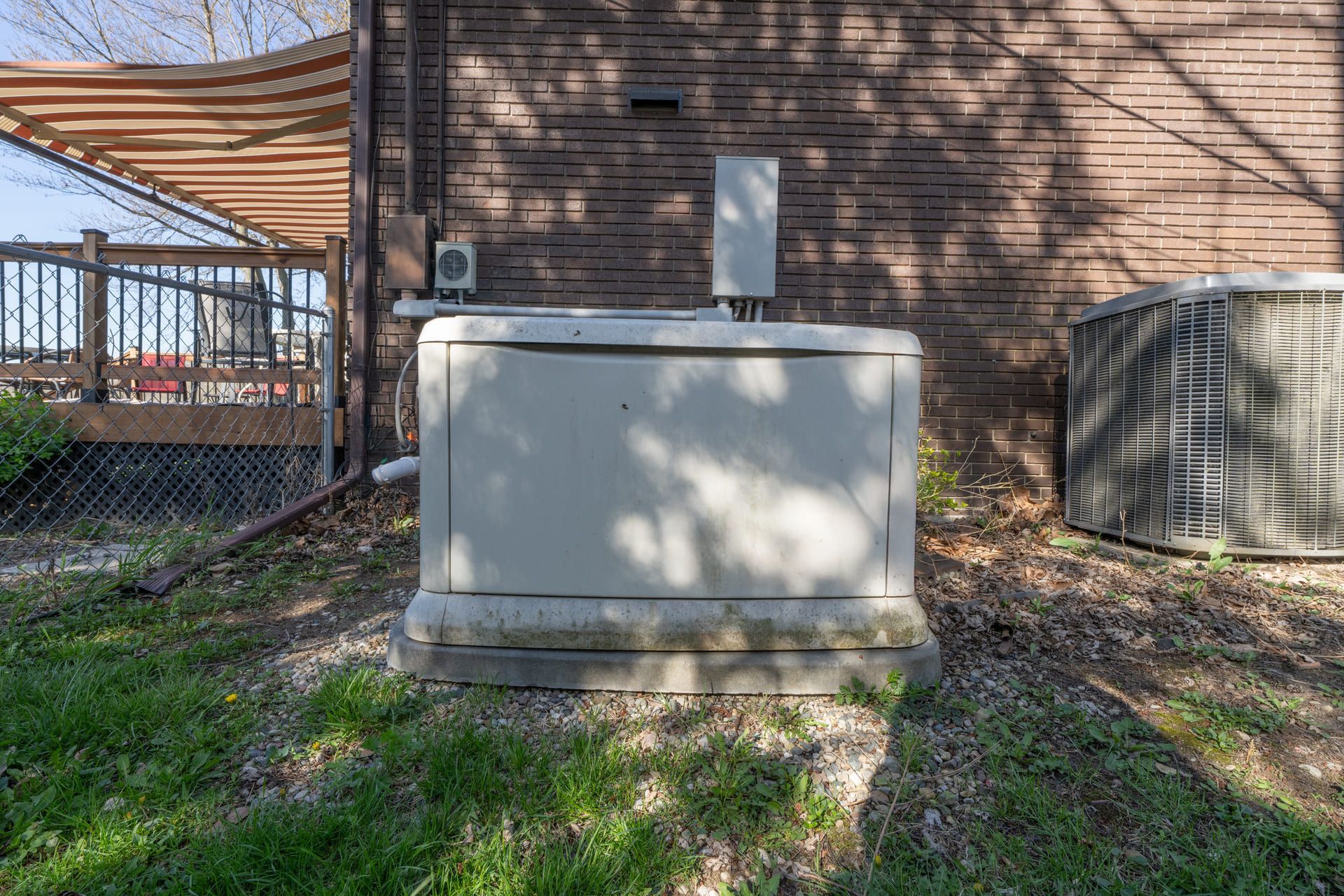 Residential generator has been professionally serviced and is ready to power your home